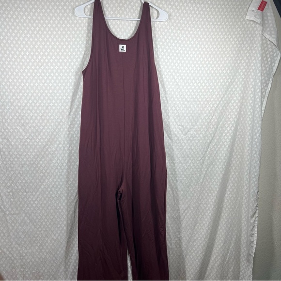 Madewell MWL Rusted Red Pull On Superbrushed Jumpsuit - Picture 6 of 8